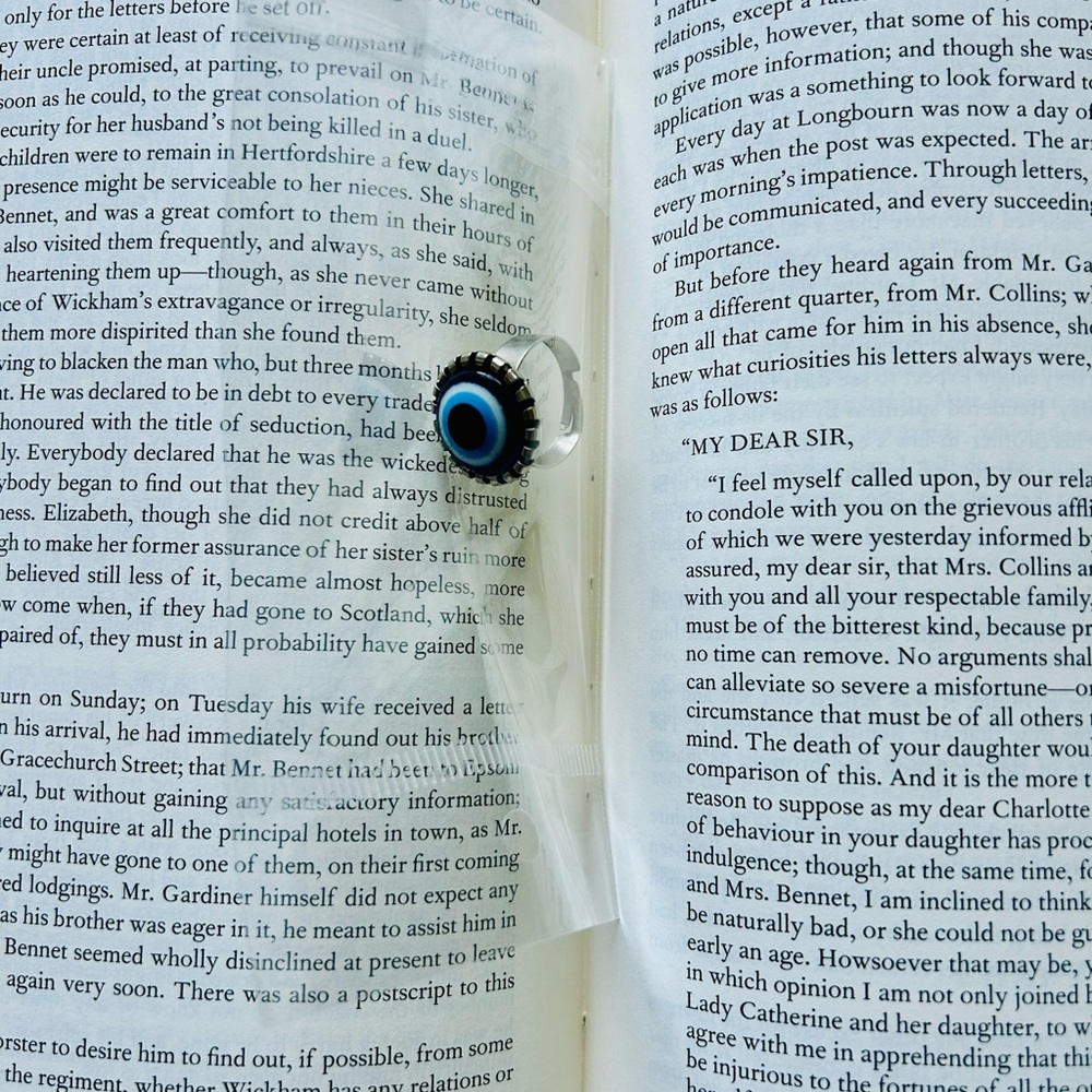 Evil eye ring